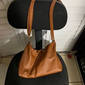 BROWN STEVE MADDEN SATCHEL/CROSS BODY
